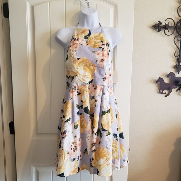 Xtraordinary Dresses & Skirts - Xtraordinary Floral Midi Dress with Open Back NWT